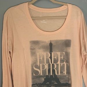 Graphic long sleeve shirt